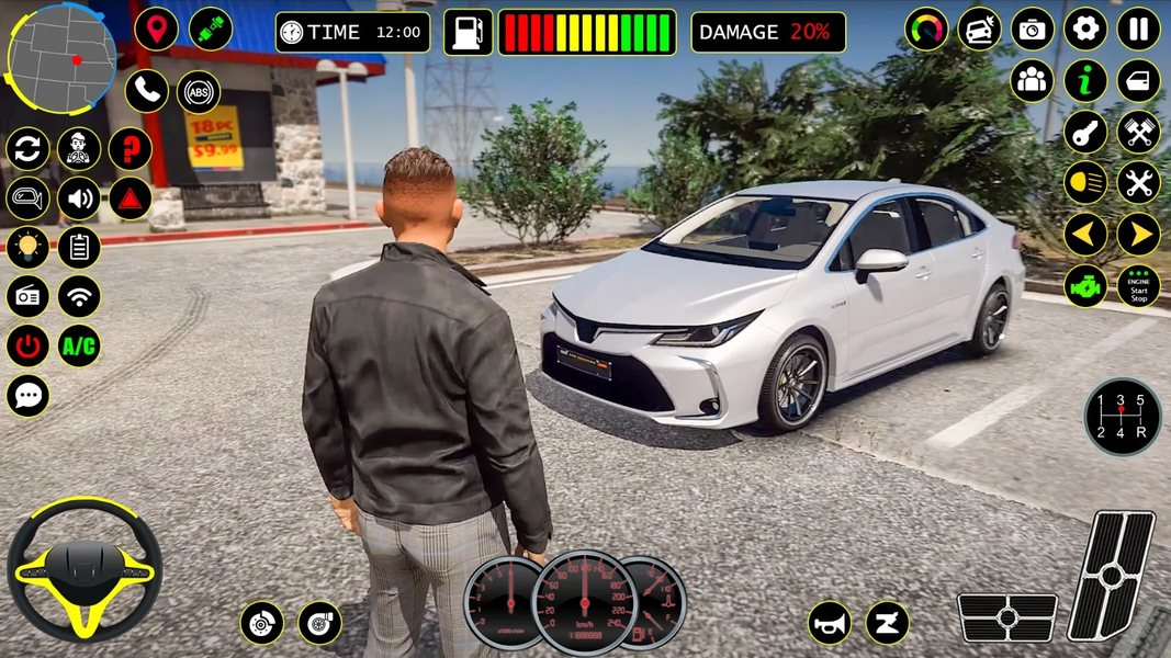 Car Simulator Car Game 3D 2023 - Gameplay image of android game