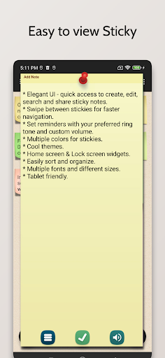 Sticky Notes ! - Image screenshot of android app