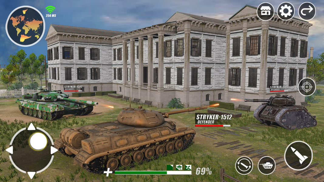 World War Tank Games Offline - Gameplay image of android game