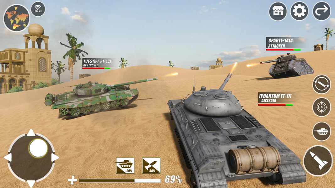World War Tank Games Offline - Gameplay image of android game
