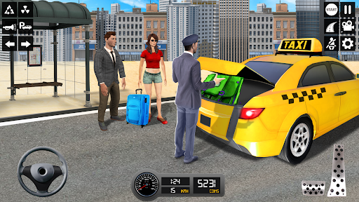 Taxi Simulator 3d Taxi Driver - عکس بازی موبایلی اندروید