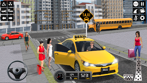 Taxi Simulator 3d Taxi Driver - Gameplay image of android game