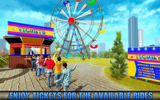 Theme Park Swings Rider Game - عکس بازی موبایلی اندروید