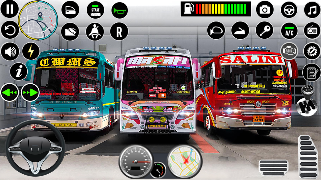 Hill Bus Driving Bus Game ۳D - عکس بازی موبایلی اندروید