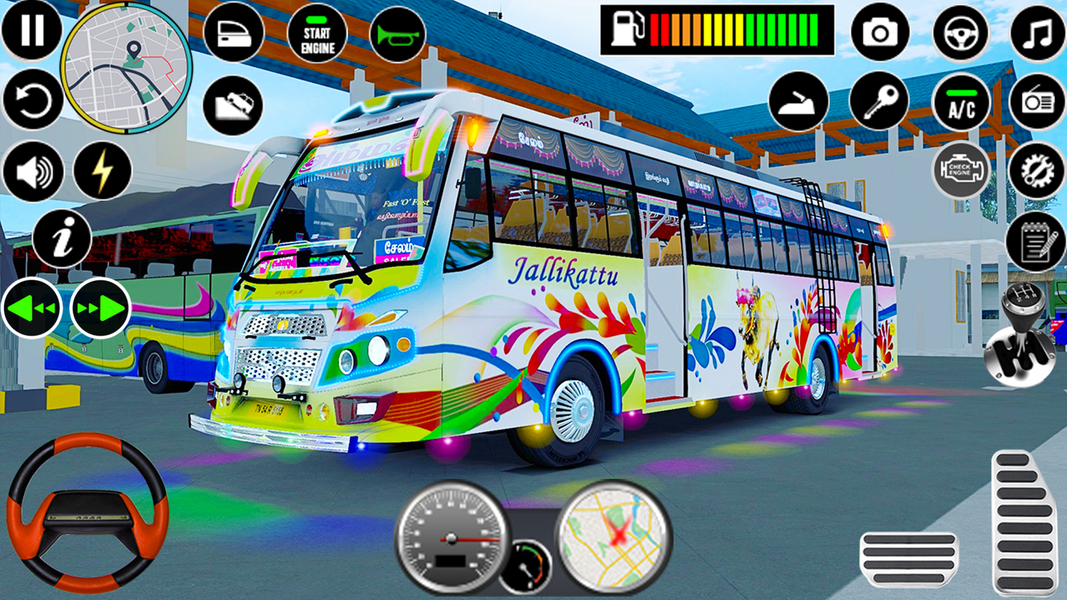 City Coach Bus Game 3D - Gameplay image of android game