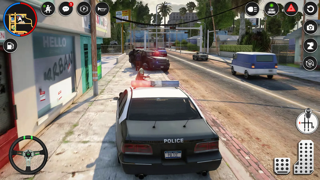 Police Car Chase: Police Games - عکس بازی موبایلی اندروید