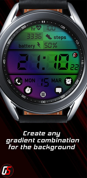 GS Digital ۳A Watch Face - عکس برنامه موبایلی اندروید