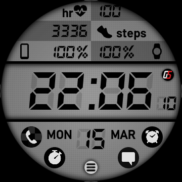 GS Digital ۳A Watch Face - عکس برنامه موبایلی اندروید