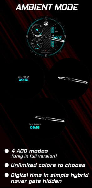 GS Hybrid 7 Watch Face - Image screenshot of android app