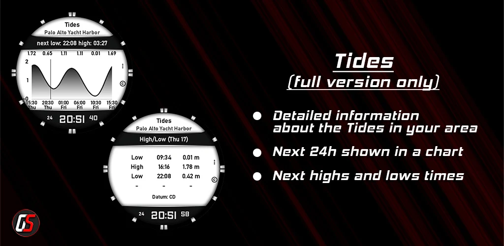 GS Weather ۱۱ Hybrid Watchface - عکس برنامه موبایلی اندروید
