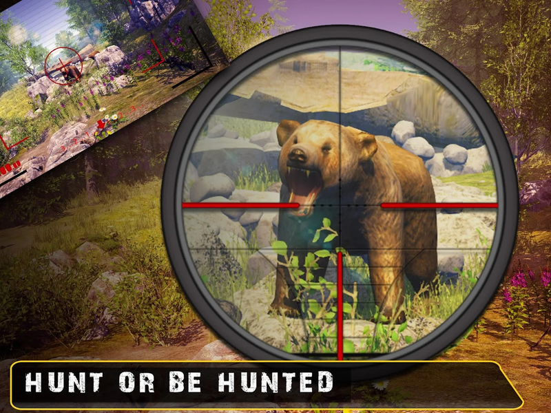 Wild Hunter Games - Animal Sho - Gameplay image of android game