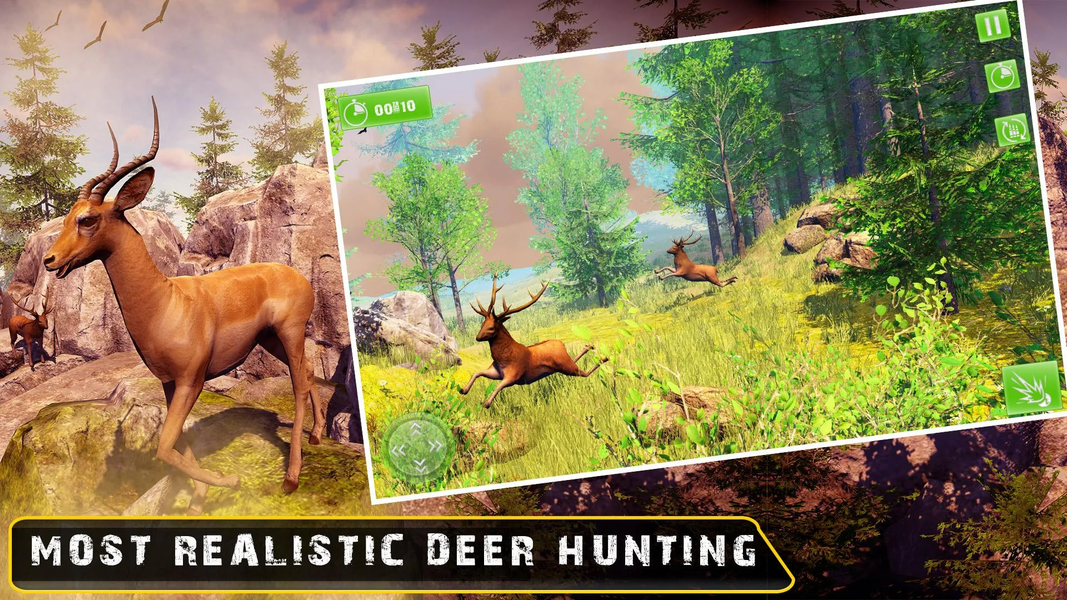 Wild Hunter Games - Animal Sho - Gameplay image of android game