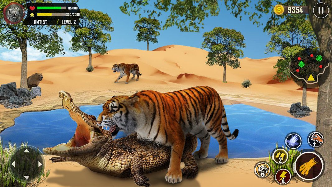 Tiger Simulator 3D Animal Game - عکس بازی موبایلی اندروید