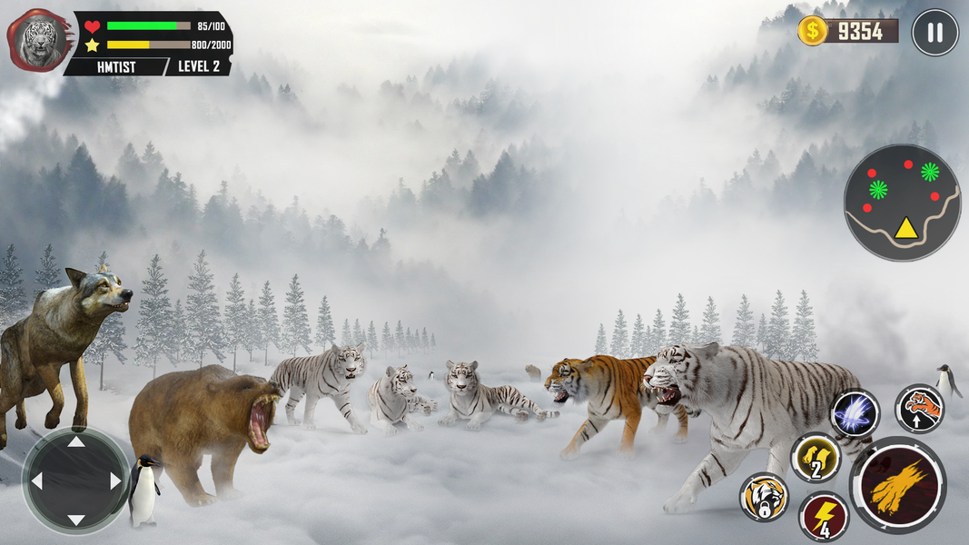 Tiger Simulator ۳D Animal Game - عکس بازی موبایلی اندروید