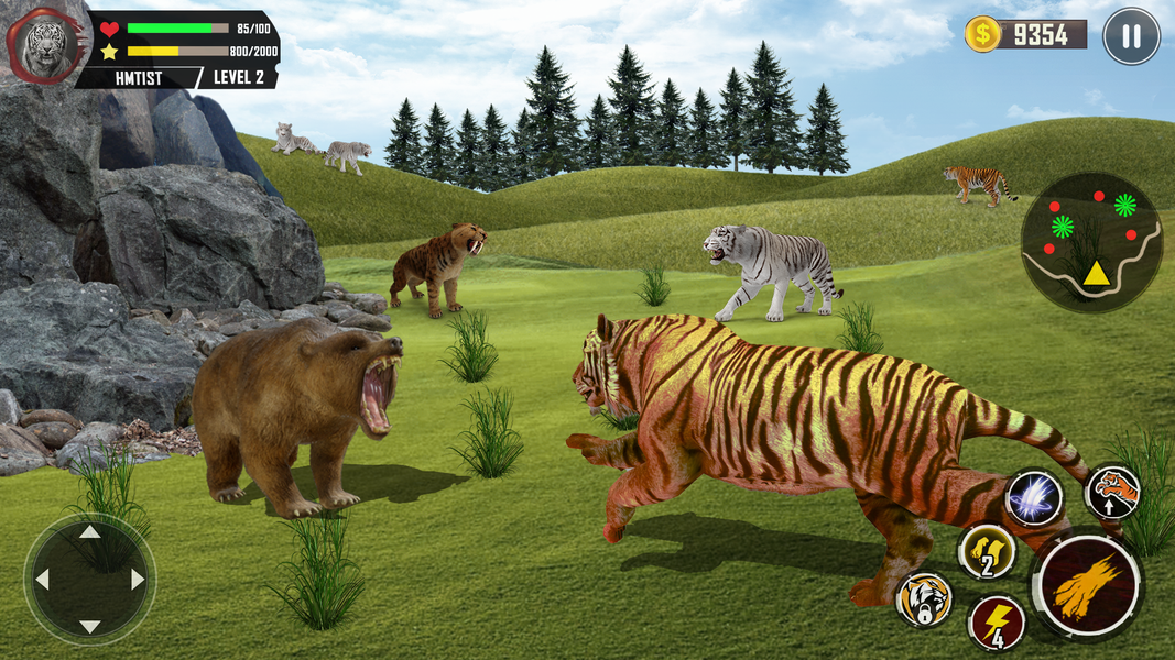 Tiger Simulator ۳D Animal Game - عکس بازی موبایلی اندروید