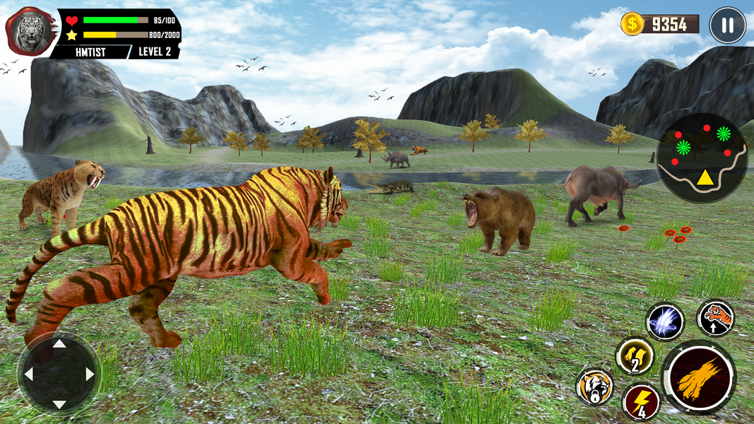 Wild Tiger Simulator ۳D Games - عکس بازی موبایلی اندروید