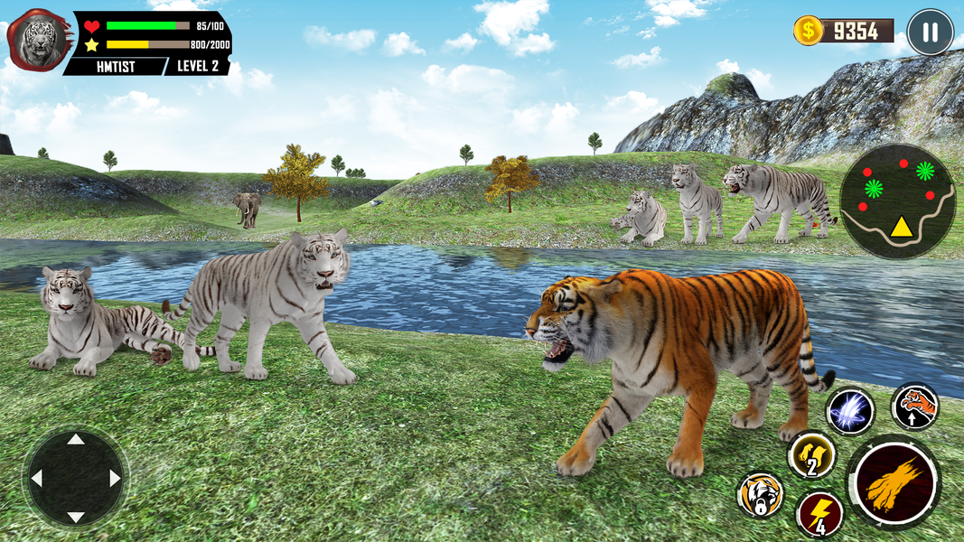 Wild Tiger Simulator ۳D Games - عکس بازی موبایلی اندروید