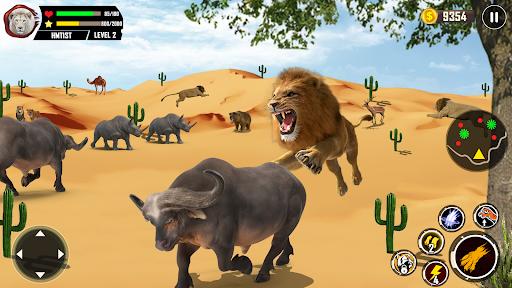 Lion Simulator Animal Games 3D - Image screenshot of android app