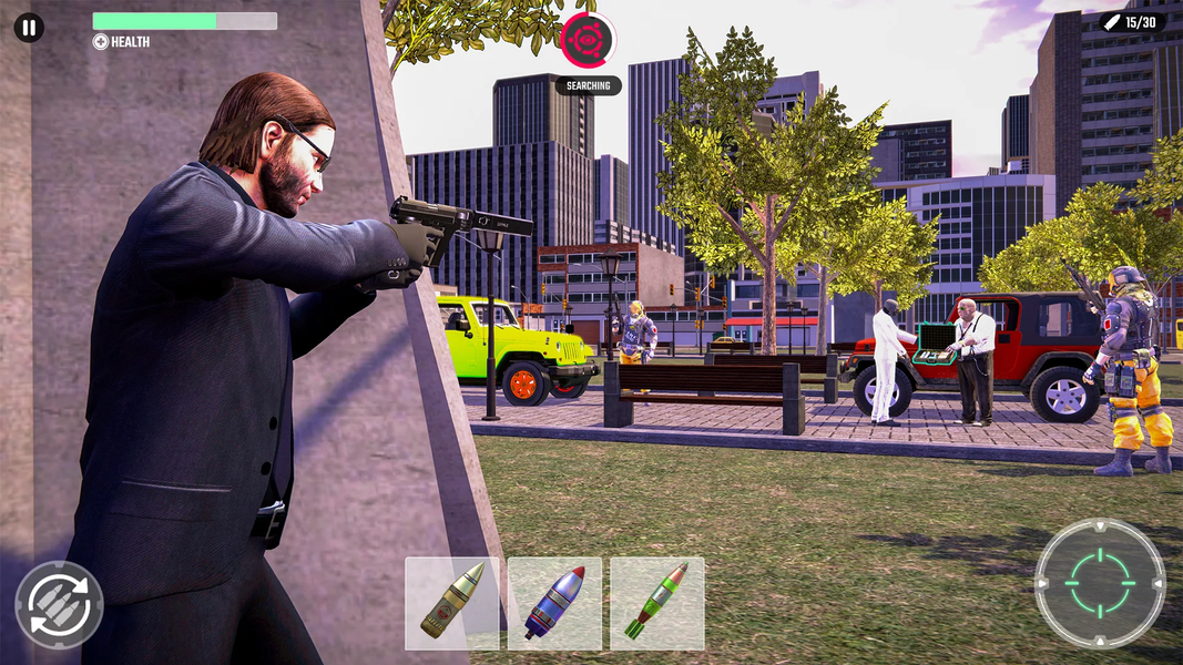 Agent Hitman Gun Shooting Game - Gameplay image of android game