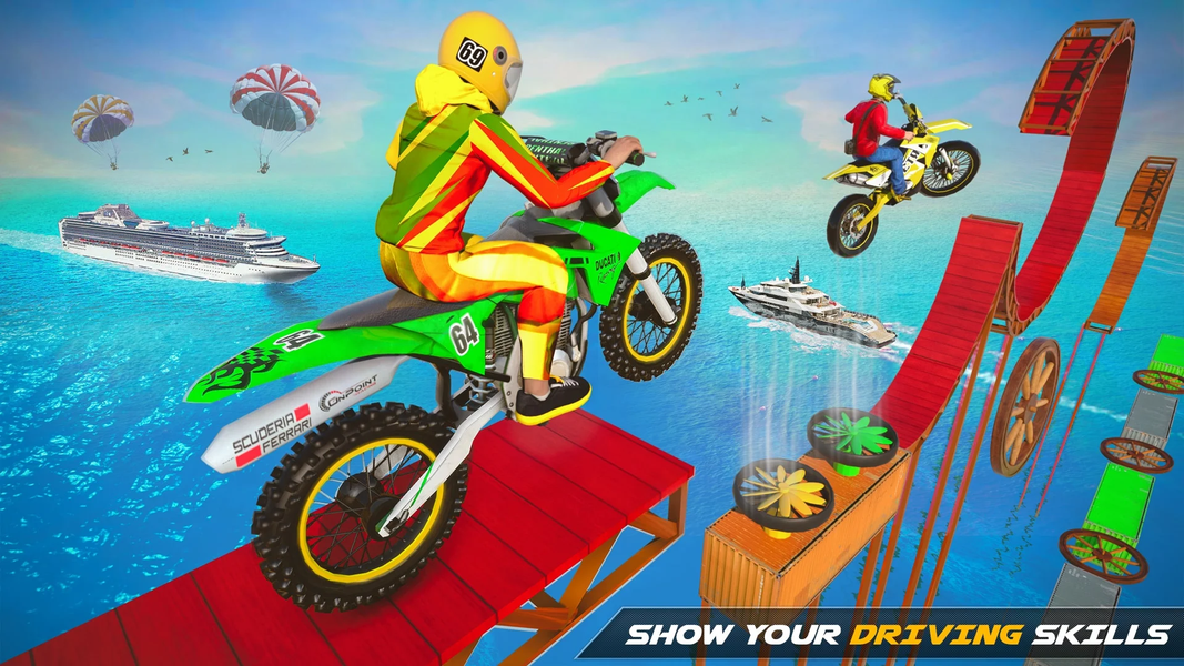 Real Bike Stunt Racing Games - عکس بازی موبایلی اندروید