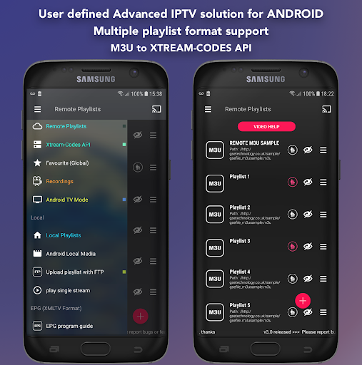GSE SMART IPTV - Image screenshot of android app