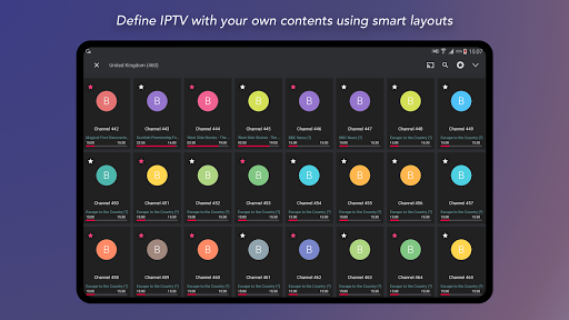 GSE SMART IPTV - Image screenshot of android app