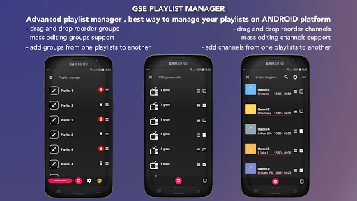 GSE SMART IPTV - Image screenshot of android app