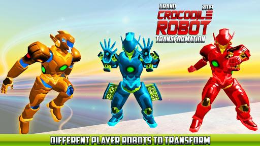 Real Robot Crocodile Transformation Fight - Image screenshot of android app