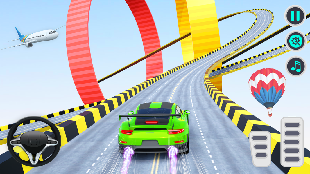 Impossible High Speed Car Race - Image screenshot of android app