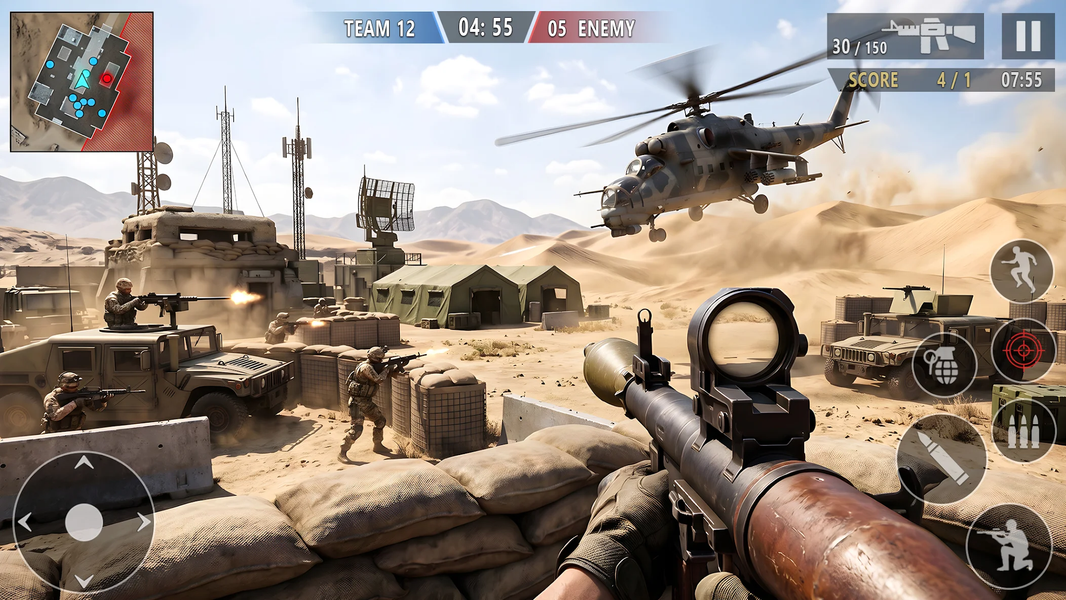 FPS Gun Shooting War Games ۳D - عکس بازی موبایلی اندروید