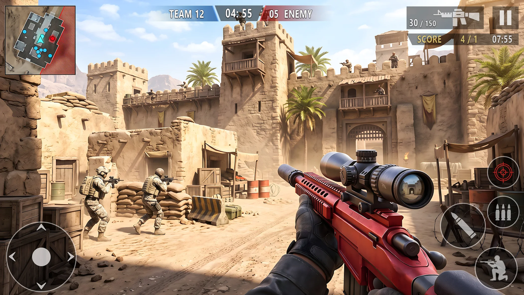 FPS Gun Shooting War Games ۳D - عکس بازی موبایلی اندروید