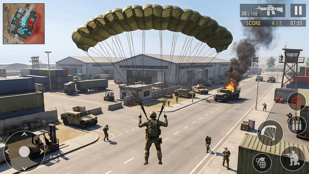 FPS Gun Shooting War Games ۳D - عکس بازی موبایلی اندروید