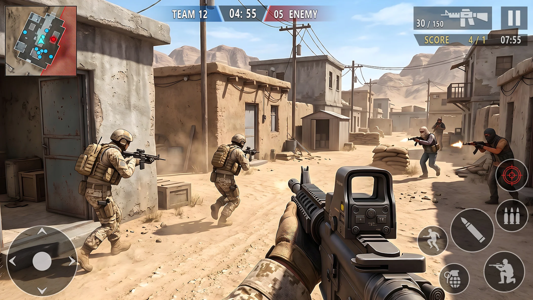 FPS Gun Shooting War Games ۳D - عکس بازی موبایلی اندروید