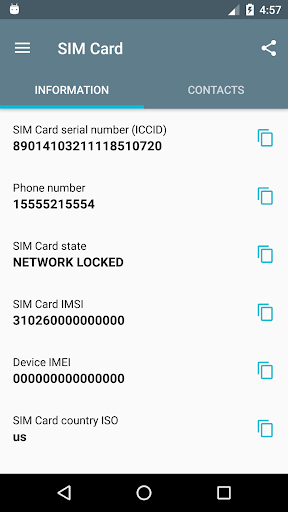 SIM Card - عکس برنامه موبایلی اندروید