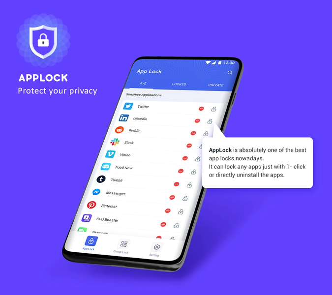 Applock - Image screenshot of android app