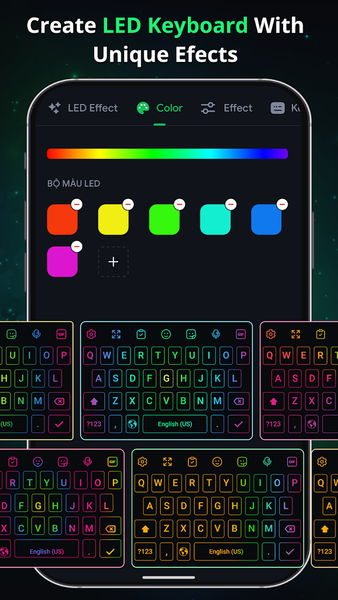 LED Keyboard – RGB Themes - Image screenshot of android app