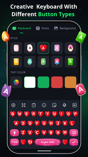 LED Keyboard – RGB Themes - Image screenshot of android app