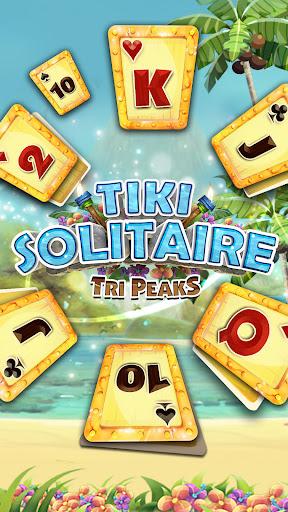 Tiki Solitaire TriPeaks - Gameplay image of android game