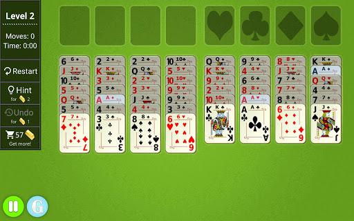 FreeCell Solitaire Epic - Gameplay image of android game