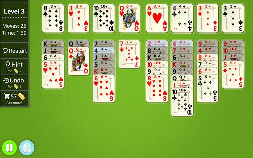 FreeCell Solitaire Epic - Gameplay image of android game