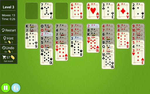 FreeCell Solitaire Epic - Gameplay image of android game