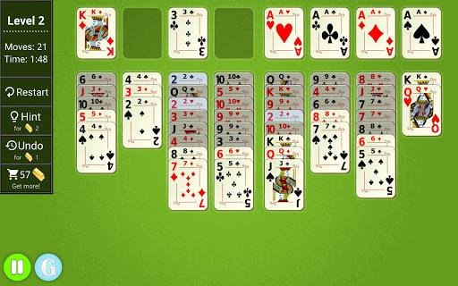 FreeCell Solitaire Epic - Gameplay image of android game