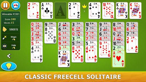 FreeCell Solitaire - Card Game - Gameplay image of android game