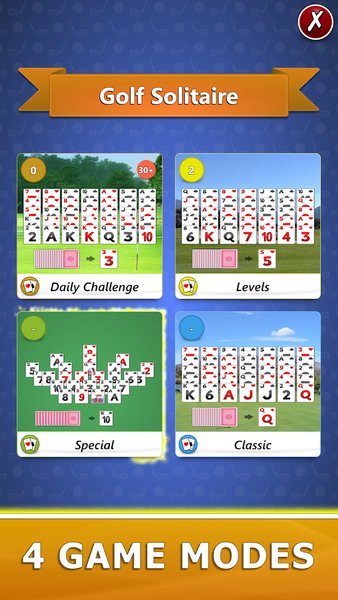 Golf Solitaire - Card Game - عکس بازی موبایلی اندروید