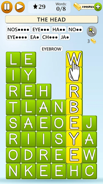 Word Blocks - Word Game - Gameplay image of android game