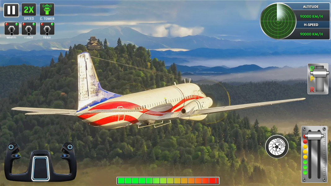 Airplane Flight ۳D Plane Game - عکس بازی موبایلی اندروید