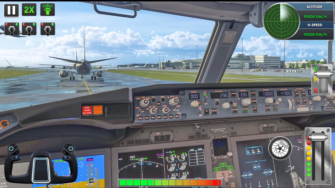 Airplane Flight ۳D Plane Game - عکس بازی موبایلی اندروید