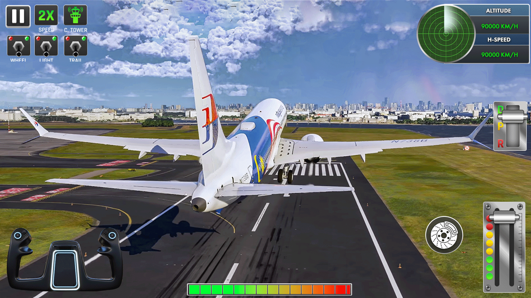Airplane Flight ۳D Plane Game - عکس بازی موبایلی اندروید