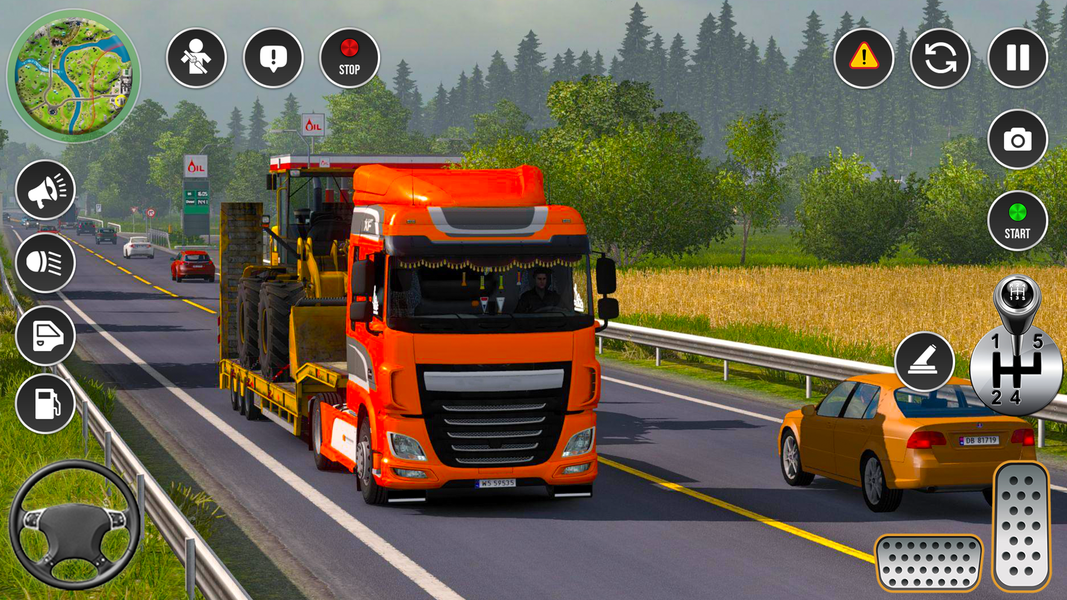 Highway Cargo Truck Driving ۳D - عکس بازی موبایلی اندروید