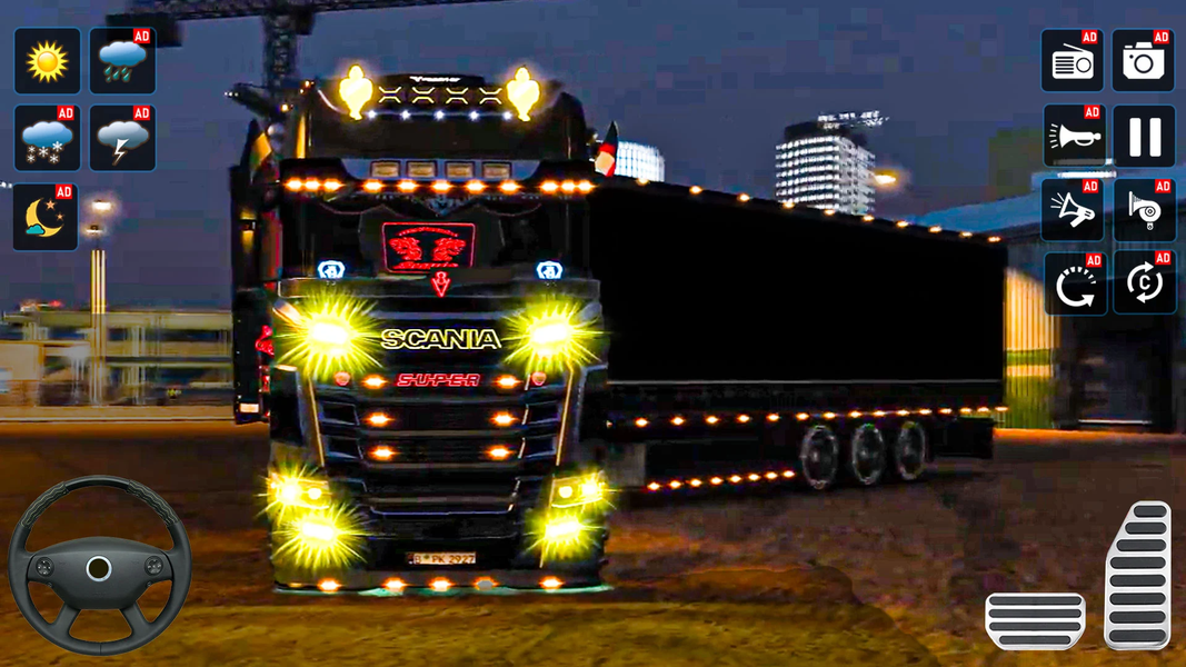 Highway Euro Truck Cargo Games - عکس بازی موبایلی اندروید
